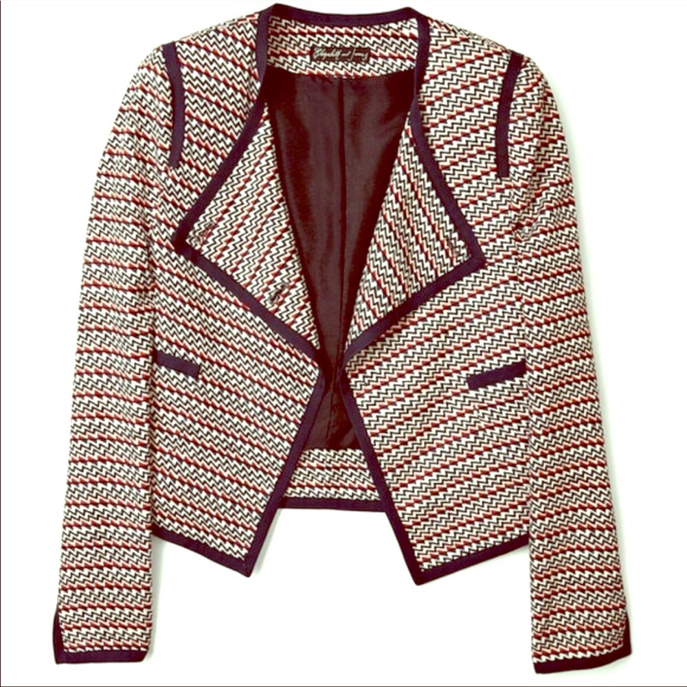 Elizabeth and James Freddie zig zag women’s blazer